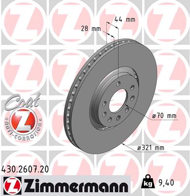 Тормозной диск coat z
