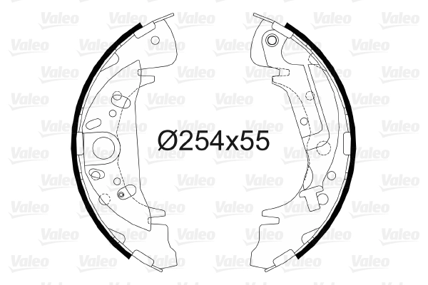 Колодки тормозные VALEO 564056
