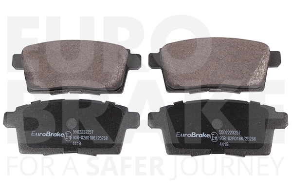 Тормозные колодки дисковые задние EUROBRAKE 5502223257