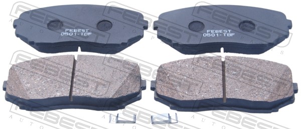 Колодки тормозные FEBEST 0501TBF