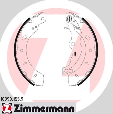 Барабан тормозной ZIMMERMANN 109.9015.59
