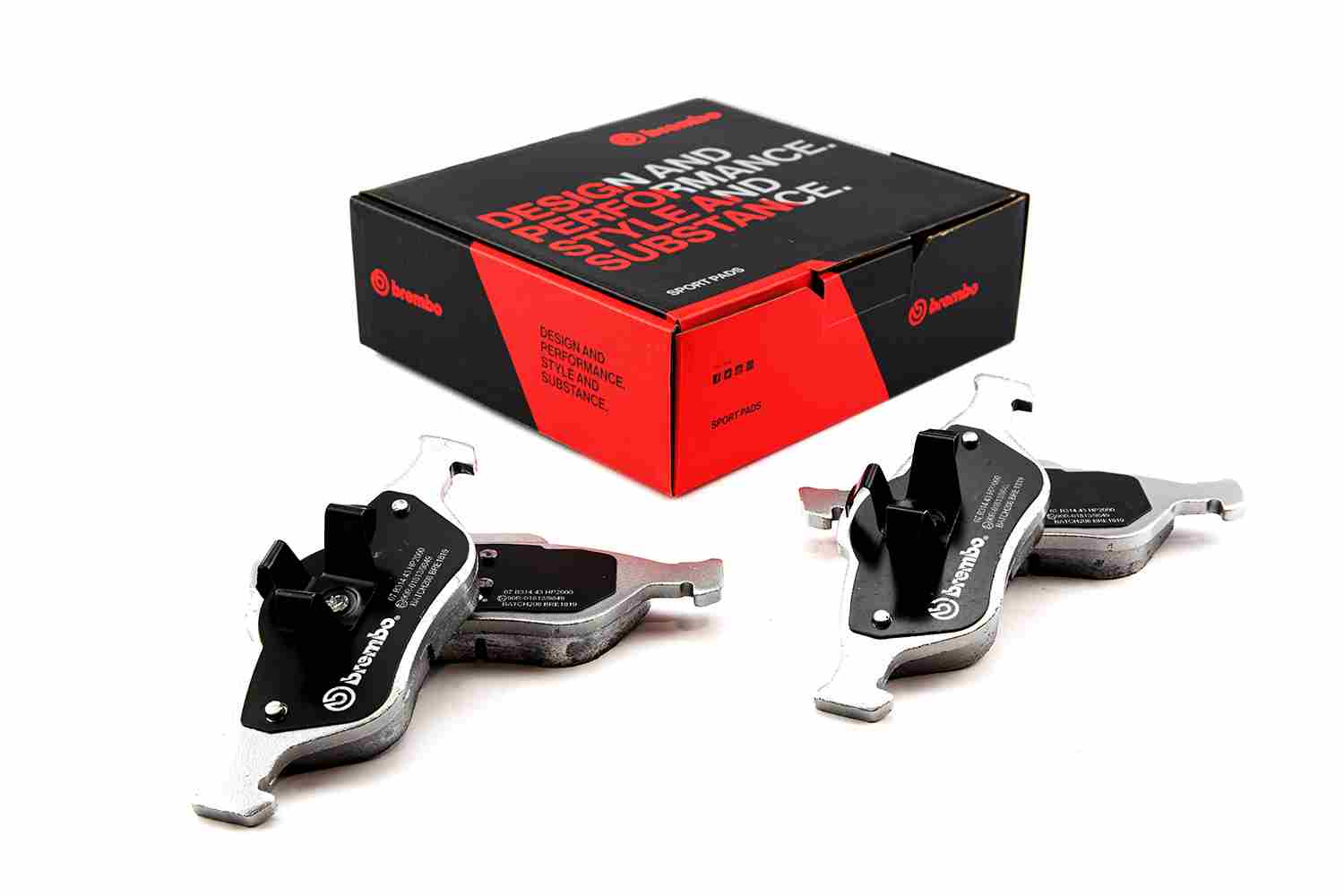 Комплект тормозных колодок дисковый тормоз BREMBO 07B.314.43