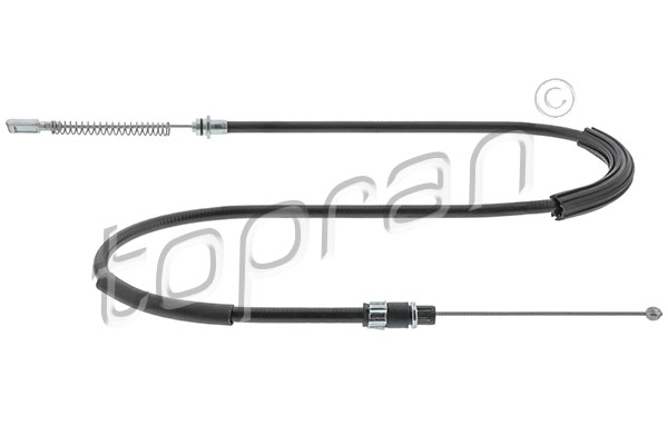 Bowden cable HANS PRIES/TOPRAN 114352