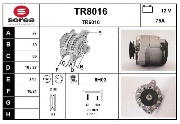 Генератор SNRA TR8016