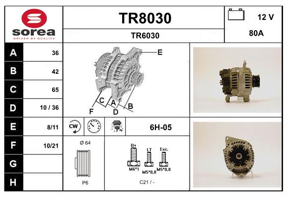 Генератор SNRA TR8030