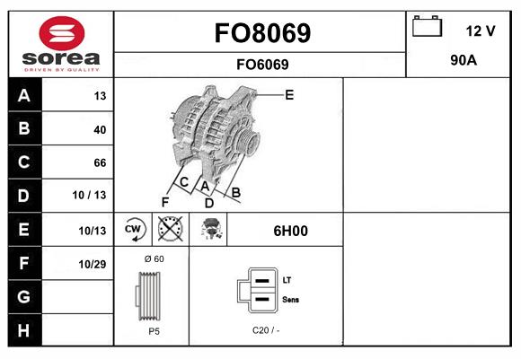 Генератор SNRA FO8069
