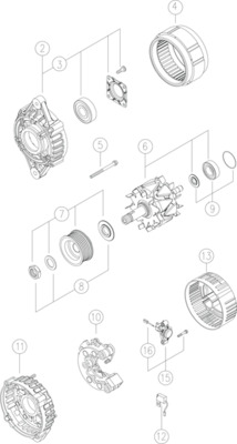 Запчасть MAHLE/KNECHT MG253