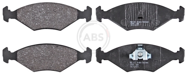 Колодки тормозные дисковые A.B.S. 37837