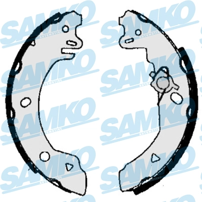 Колодки тормозные барабанные SAMKO 85770