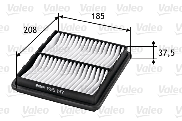 Фильтр воздушный VALEO 585197