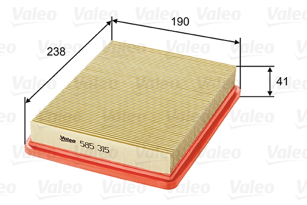 Фильтр воздушный VALEO 585315