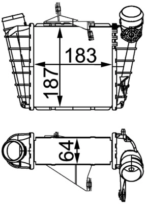 Интеркулер MAHLE/KNECHT CI298000S
