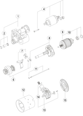 Starter MAHLE/KNECHT MS410