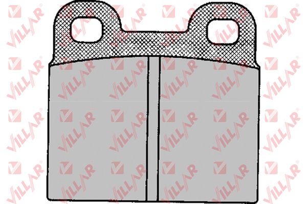 Колодки тормозные дисковые VILLAR 626.0025