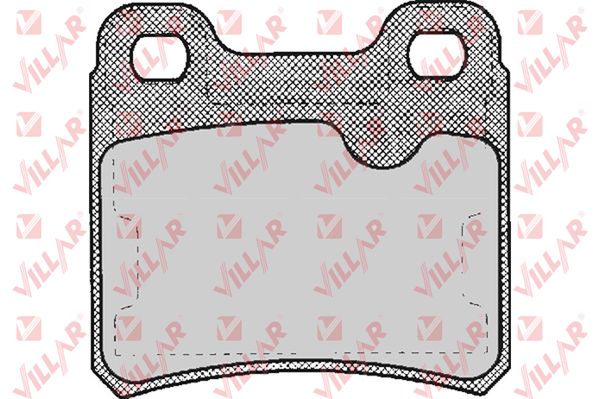 Колодки тормозные дисковые VILLAR 626.0333