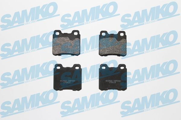 Колодки тормозные дисковые SAMKO 5SP333