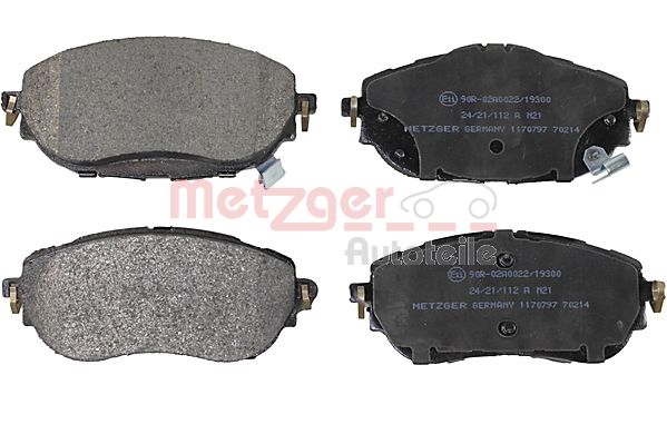 Колодки тормозные METZGER 1170797