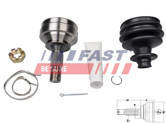 Шрус FAST FT25089K