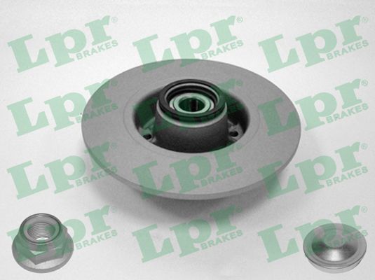 Тормозной диск lpr hub brake disc line - full coated