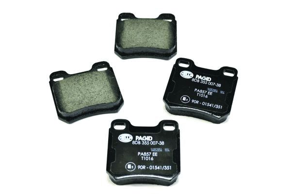 Колодки тормозные дисковые HELLA/BEHR/PAGID 8DB355007-381