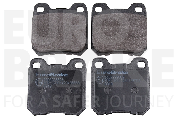 Тормозные колодки дисковые задние EUROBRAKE 5502223603