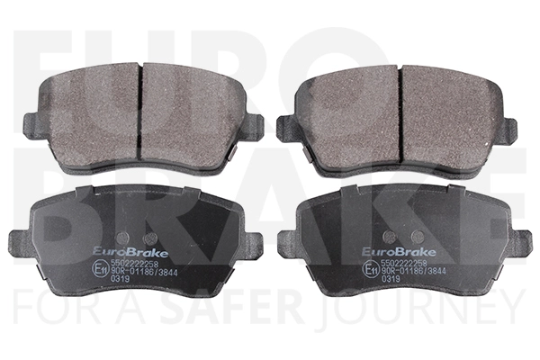 Комплект тормозных колодок. дисковый тормоз EUROBRAKE 5502222258