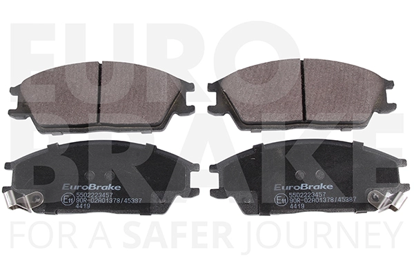 Тормозные колодки дисковые передние EUROBRAKE 5502223457