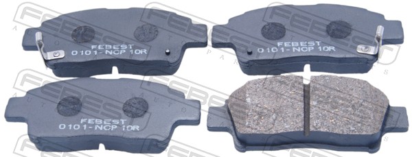 Колодка тормозная дисковая комплект передний FEBEST 0101-NCP10R