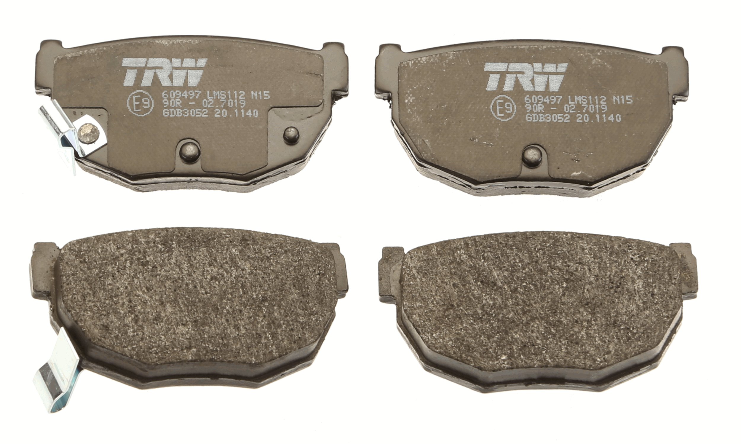 Колодки тормозные дисковые TRW GDB3052