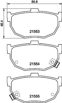 Колодки тормозные дисковые HELLA/BEHR/PAGID 8DB355006-411