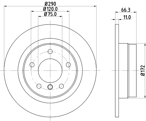 Диск тормозной HELLA/BEHR/PAGID 8DD355120231