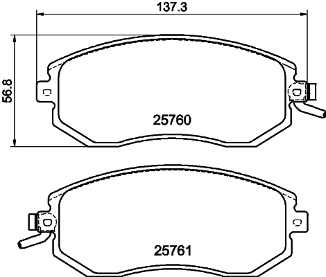 1628927 HELLA/BEHR/PAGID T2274