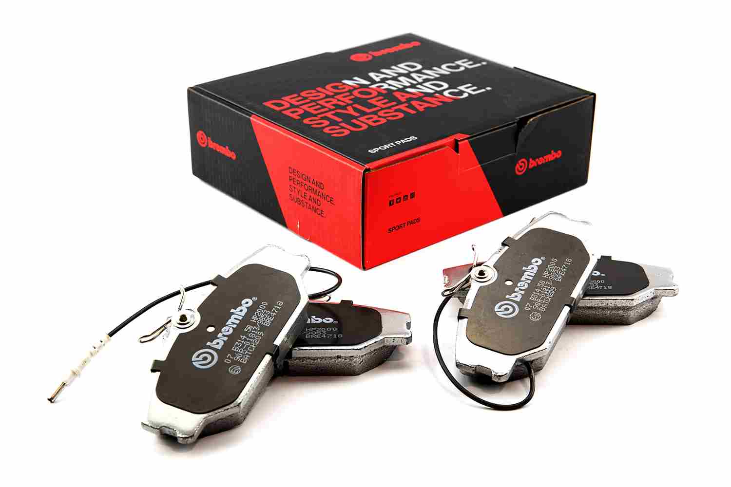 Комплект тормозных колодок дисковый тормоз BREMBO 07B.314.50