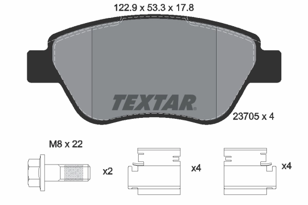 Запчасть TEXTAR 2370506