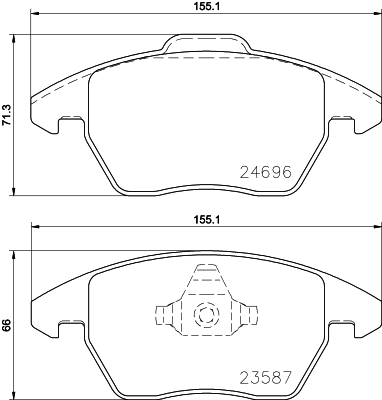 1628613 HELLA/BEHR/PAGID T2444