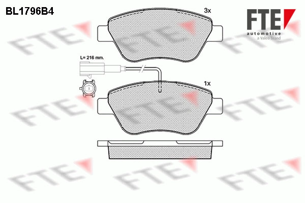 Запчасть FTE BL1796B4