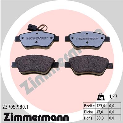 Запчасть ZIMMERMANN 23705.980.1