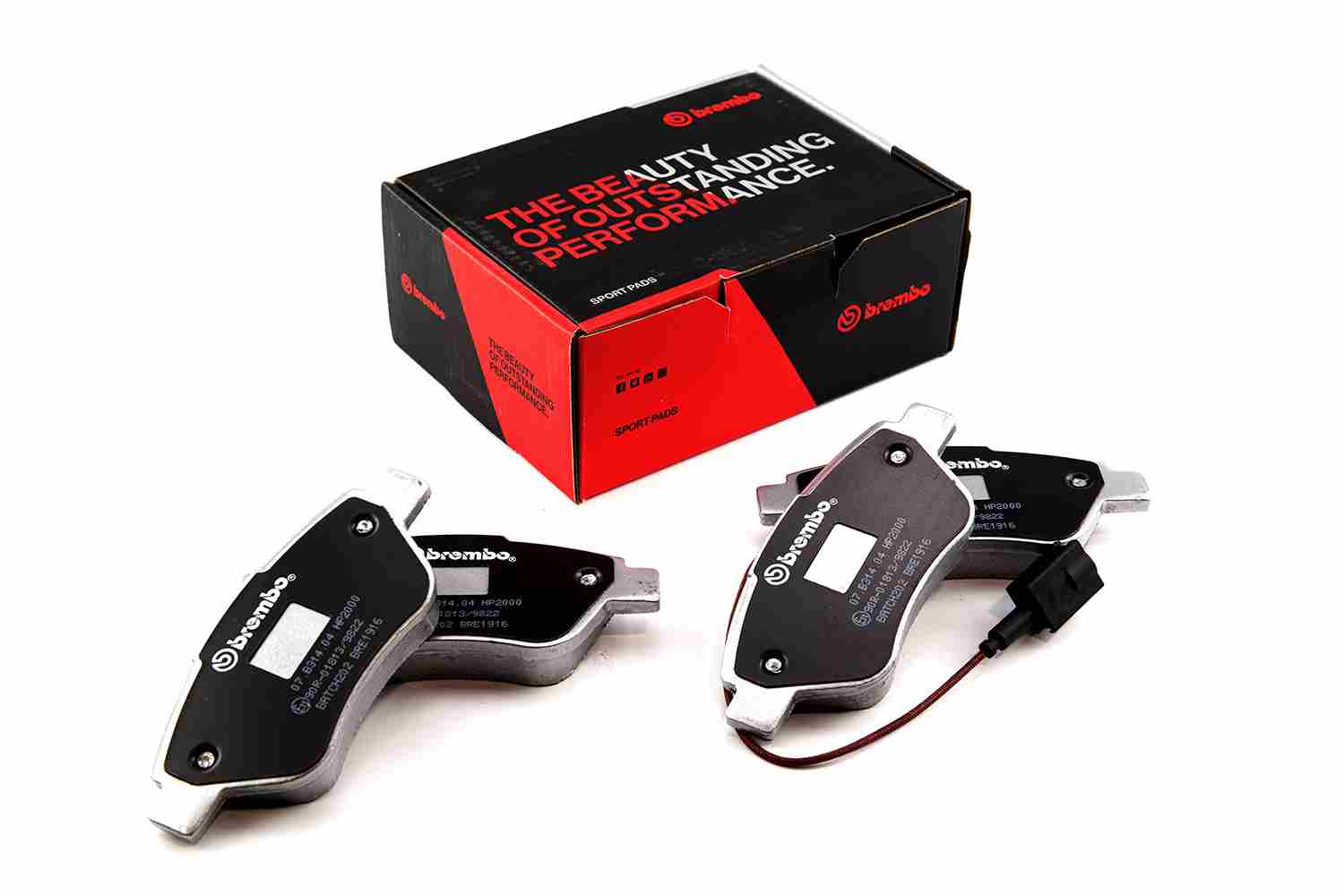 Комплект тормозных колодок дисковый тормоз BREMBO 07B.314.04