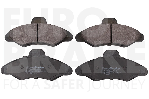 Тормозные колодки дисковые передние EUROBRAKE 5502222518