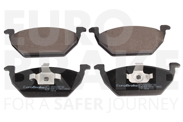 Комплект тормозных колодок. дисковый тормоз EUROBRAKE 5502224740