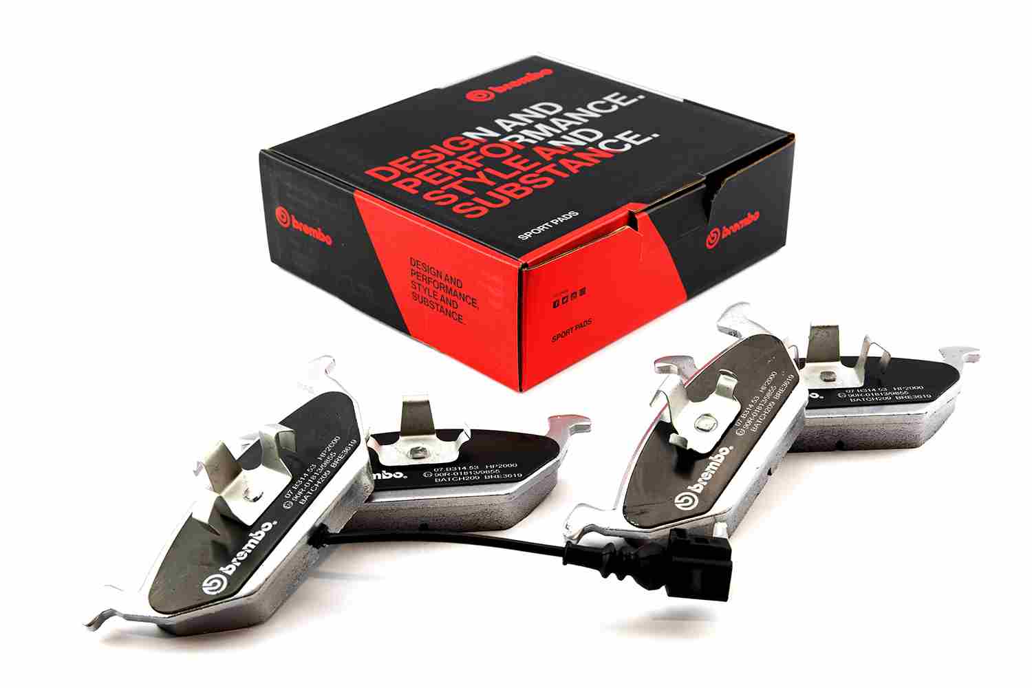 Комплект тормозных колодок дисковый тормоз BREMBO 07B.314.53
