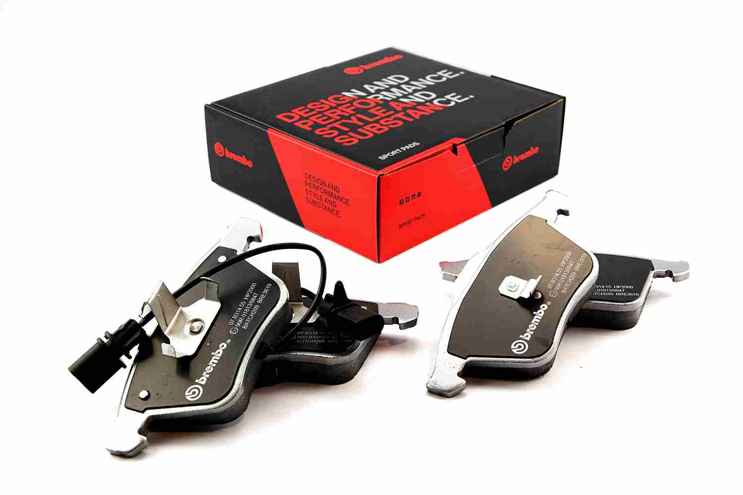 Комплект тормозных колодок дисковый тормоз BREMBO 07B.314.55