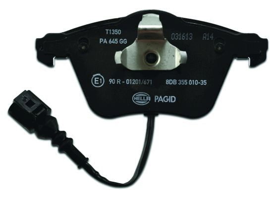 Колодки тормозные дисковые HELLA/BEHR/PAGID 8DB355010351