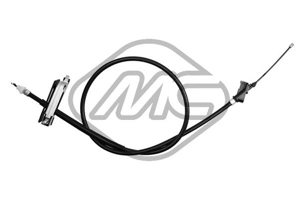 81806 трос ручника frd focus all (drum brake) METALCAUCHO 81806