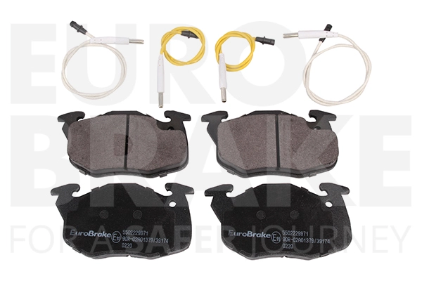 Тормозные колодки дисковые передние EUROBRAKE 5502229971
