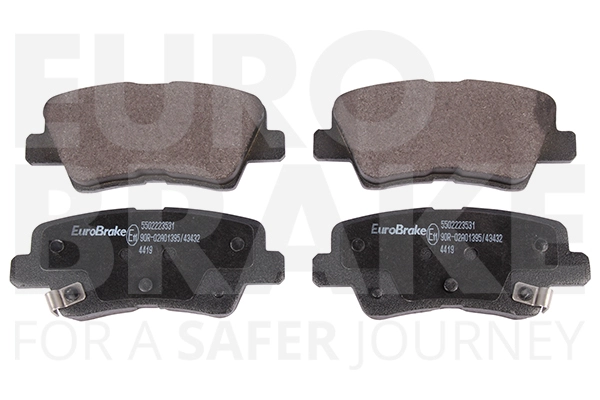 Тормозные колодки дисковые задние EUROBRAKE 5502223531