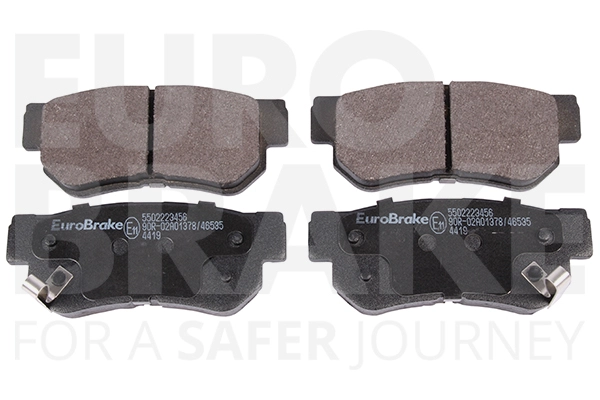 Тормозные колодки дисковые задние EUROBRAKE 5502223456