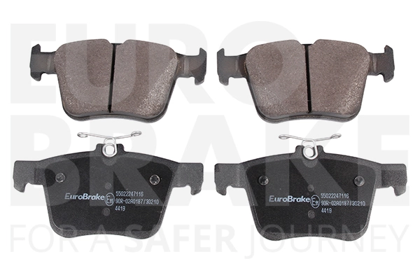 Колодки тормозные дисковые EUROBRAKE 55022247116