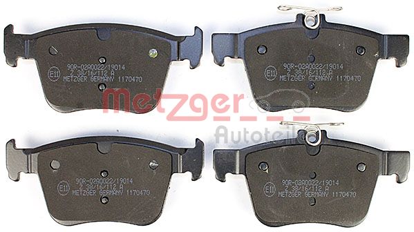 Колодки тормозные дисковые METZGER 1170470