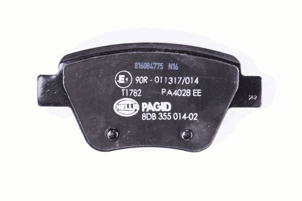 Колодки тормозные дисковые HELLA/BEHR/PAGID 8DB355014-021
